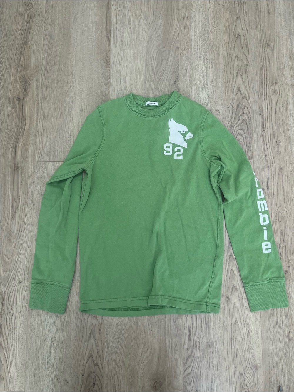 Vintage YTK Abercrombie & Fitch Green Crewneck Muscle Tee (L)